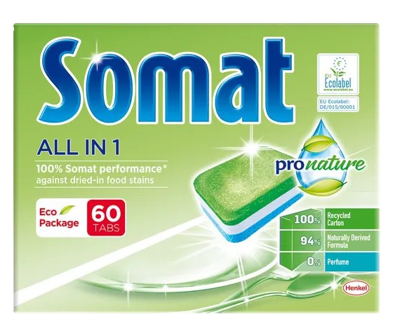 Somat tablety All in 1 ECO 60ks | Čistící a mycí prostředky - Příp. do myček na nádobí - Mycí prostředky Somat tablety All in 1 ECO 60ks | Čistící a mycí prostředky - Příp. do myček na nádobí - Mycí prostředky